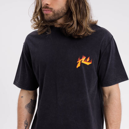 Remera Mc Rusty On Fire Tee Black