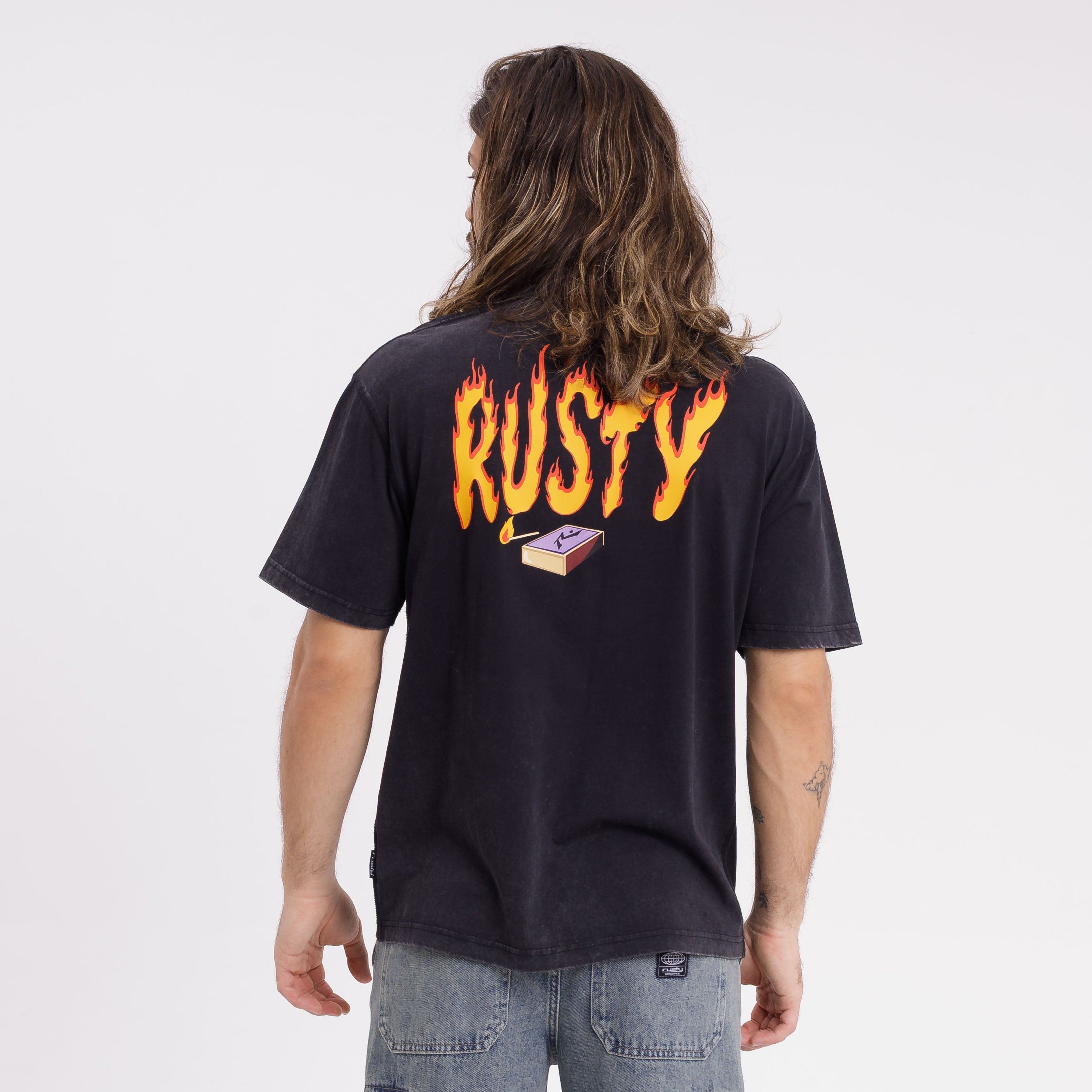 Remera Mc Rusty On Fire Tee Black