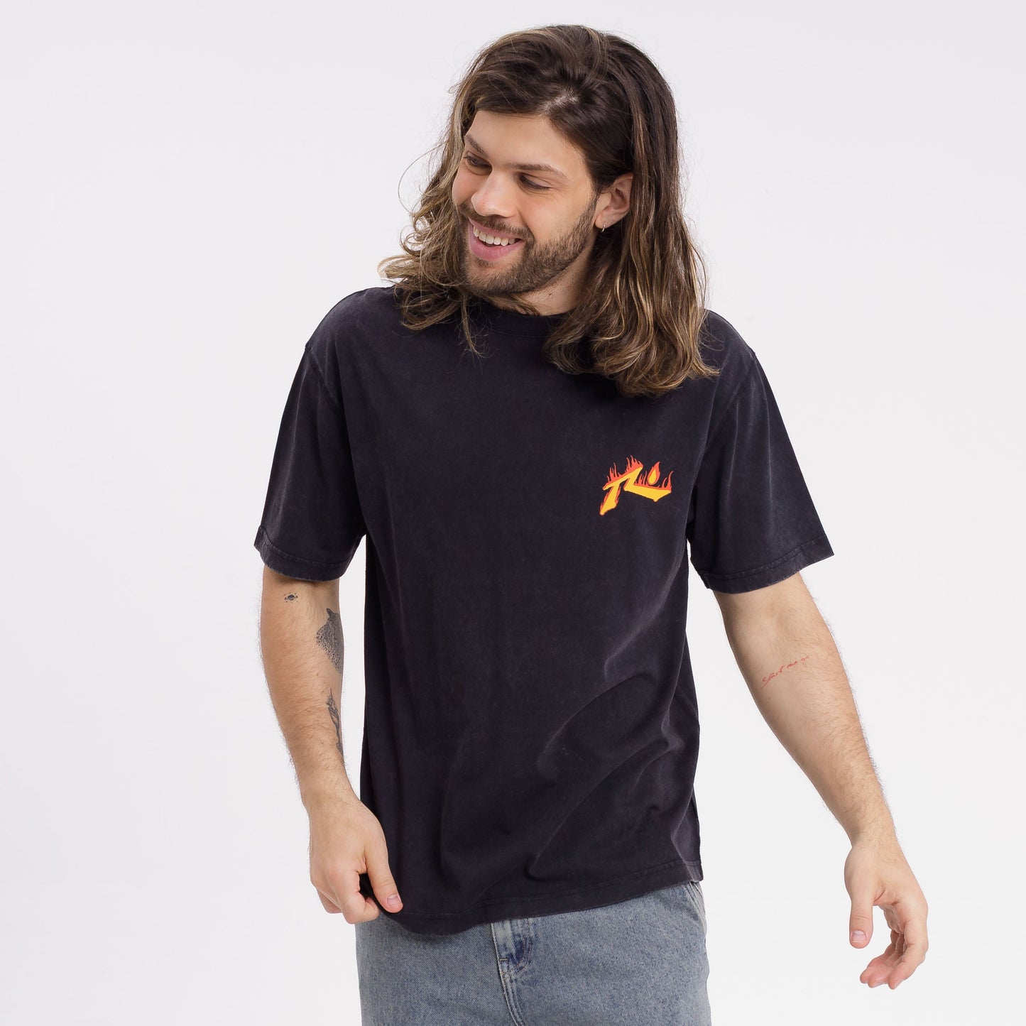 Remera Mc Rusty On Fire Tee Black