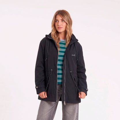 Campera Abrigo Rusty Obley Jacket Ld Black