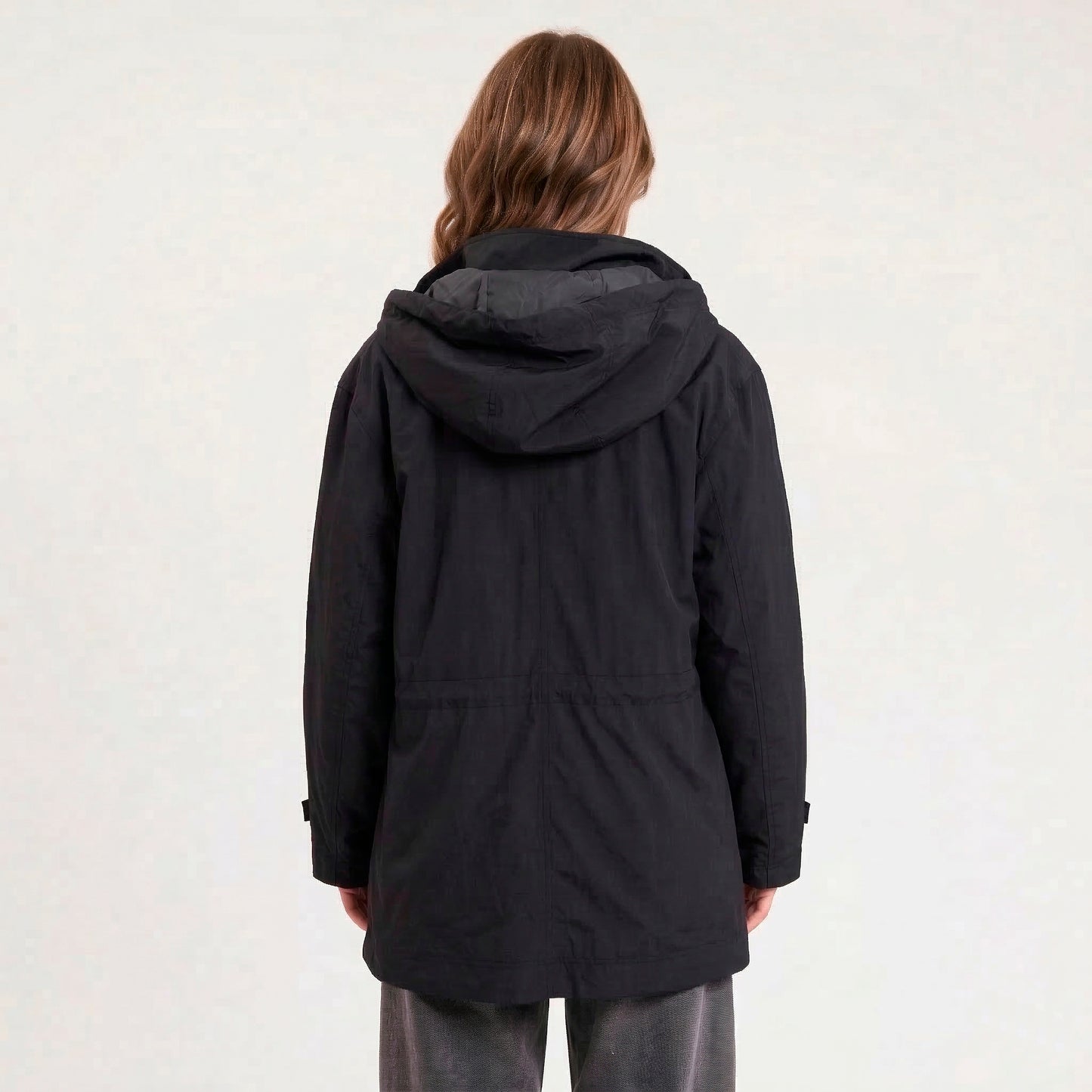 Campera Abrigo Rusty Obley Jacket Ld Black