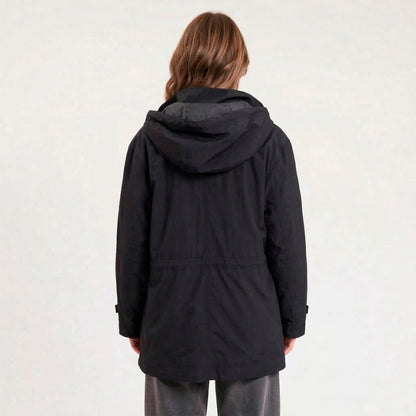 Campera Abrigo Rusty Obley Jacket Ld Black