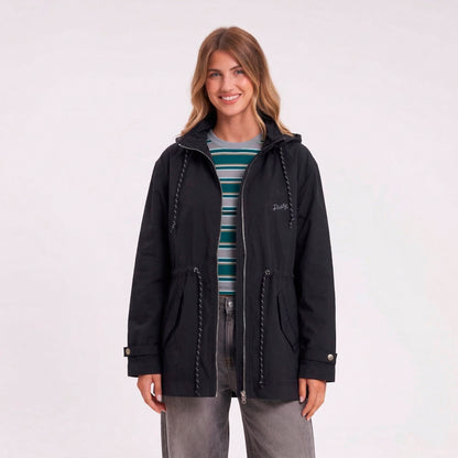 Campera Abrigo Rusty Obley Jacket Ld Black