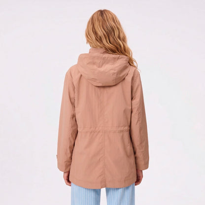 Campera Abrigo Rusty Obley Jacket Ld Taupe