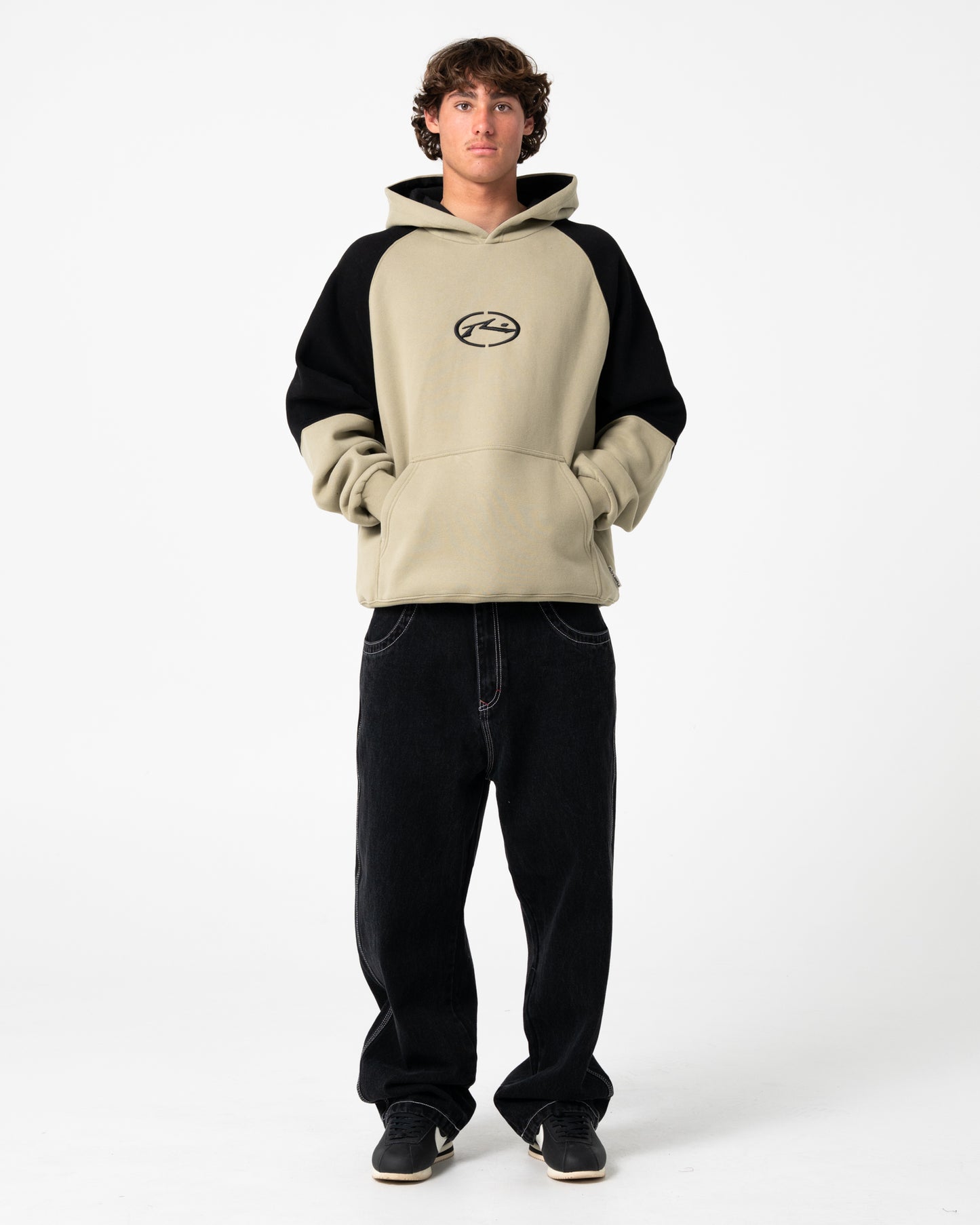 Canguro Rusty Shesh Besh Hooded Fleece Abbey Stone