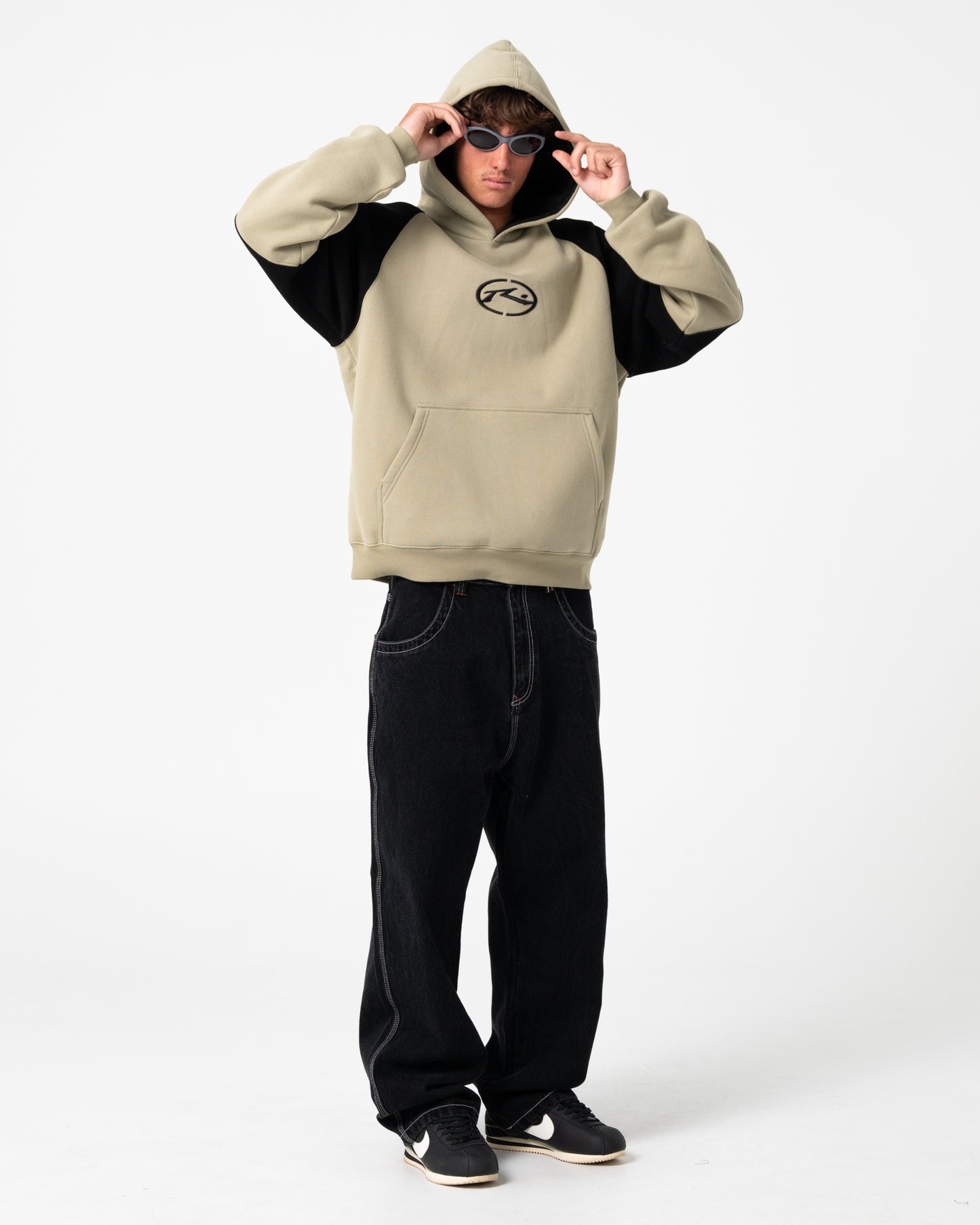 Canguro Rusty Shesh Besh Hooded Fleece Abbey Stone