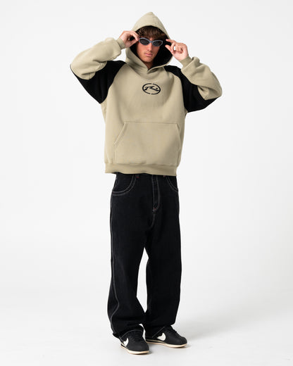 Canguro Rusty Shesh Besh Hooded Fleece Abbey Stone