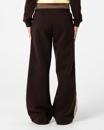 Jogging Rusty Toffee Wide Leg Fleece Pant Java