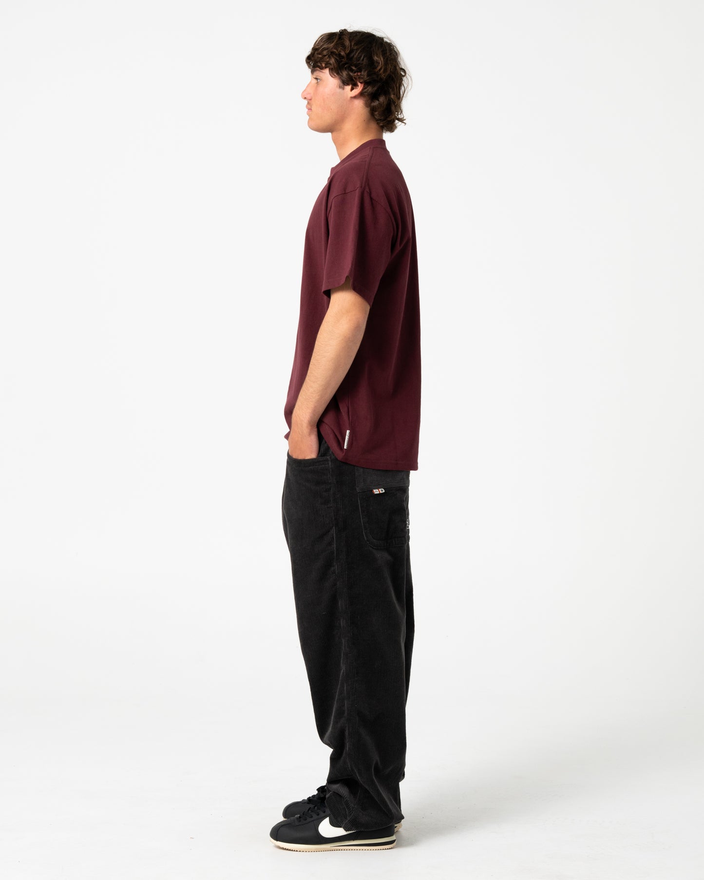 Pantalon Rusty Flip Daddy Cord Pant Coal