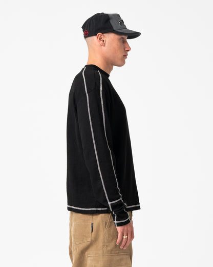 Remera Ml Rusty Chuck No Worries Long Sleeve Tee Black