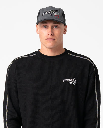 Remera Ml Rusty Chuck No Worries Long Sleeve Tee Black