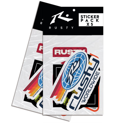 Calcos Rusty Stickers Pack X5 Surtido 11