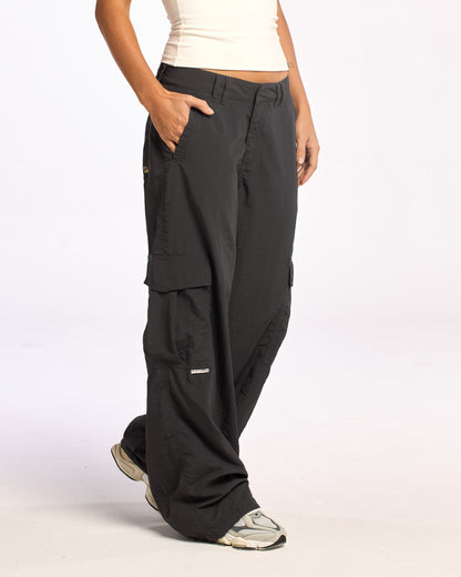 Pantalon Rusty Melrose Loose Low Rise Cargo Pant Carbon