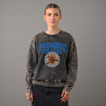 Buzo Rusty Paradise College Washed Black