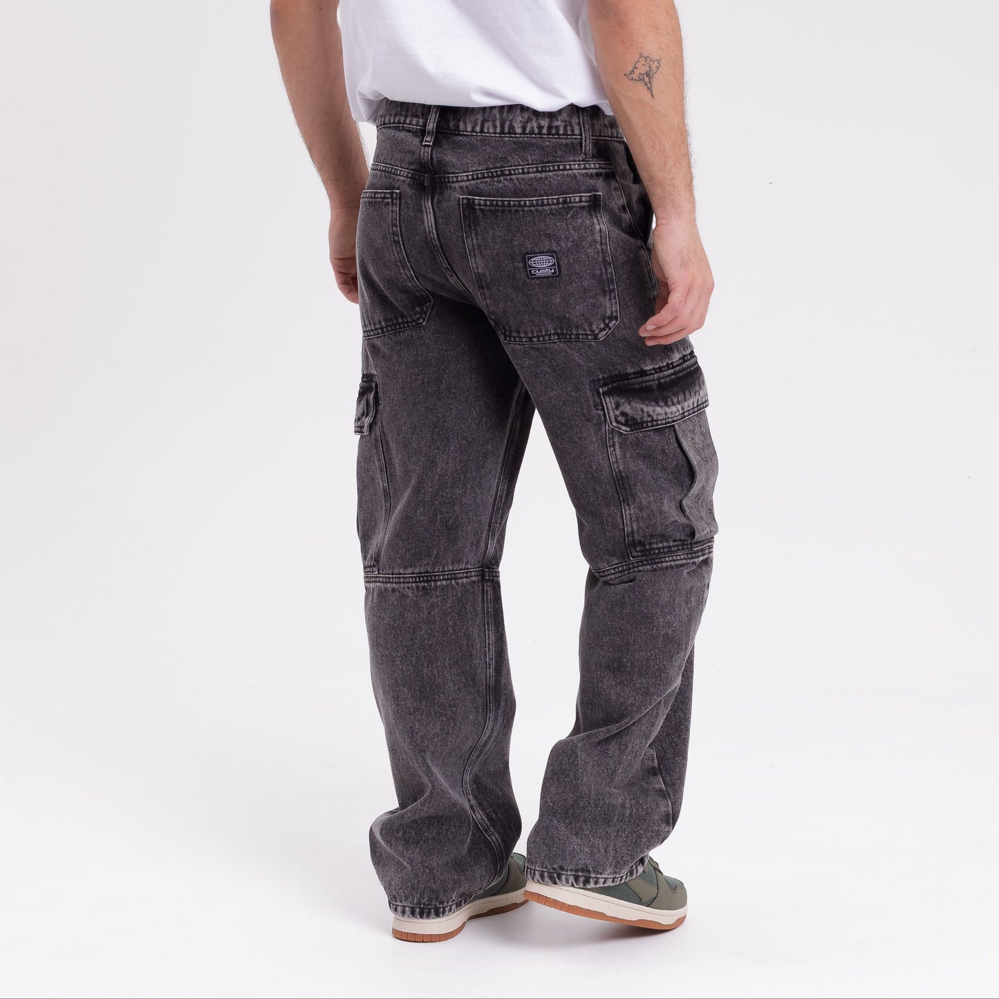 Jean Rusty Parklife 2 Cargo Jean Acid Black