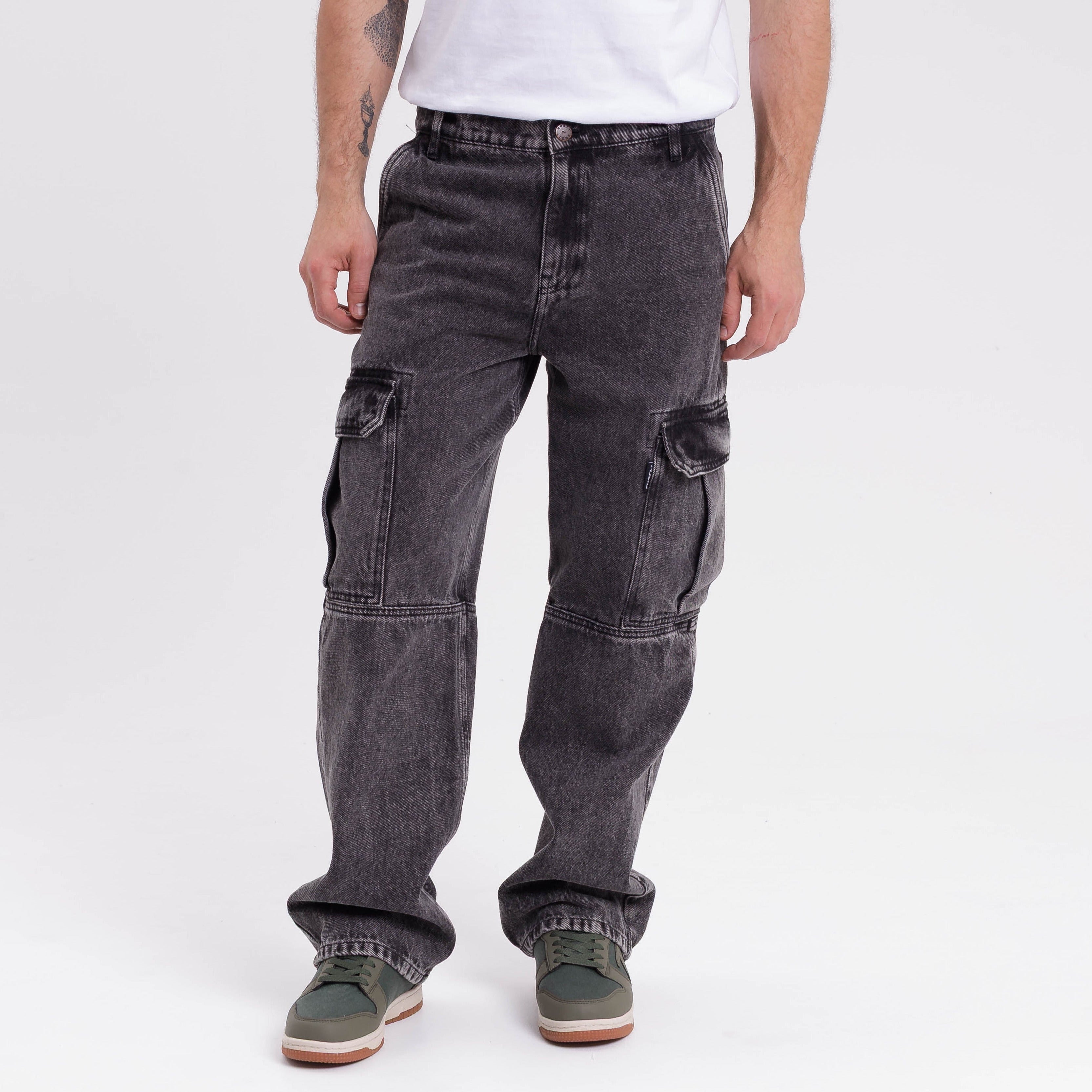 Jean Rusty Parklife 2 Cargo Jean Big Acid Black