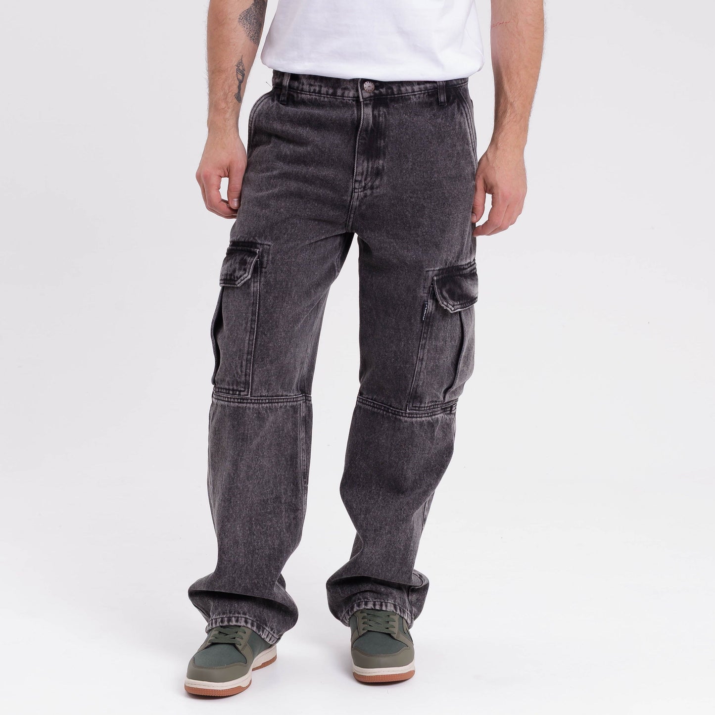 Jean Rusty Parklife 2 Cargo Jean Big Acid Black