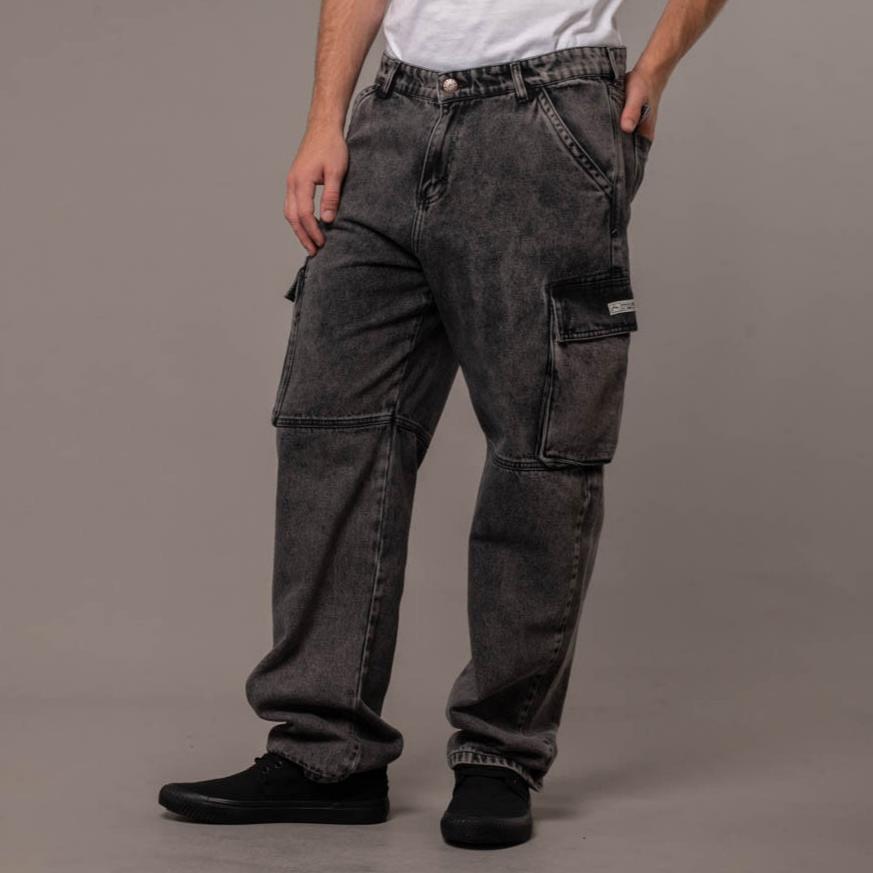 Jean Rusty Parklife Cargo Jean Jr Black