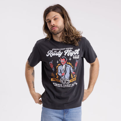 Remera Mc Rusty Perdition Tee Coal