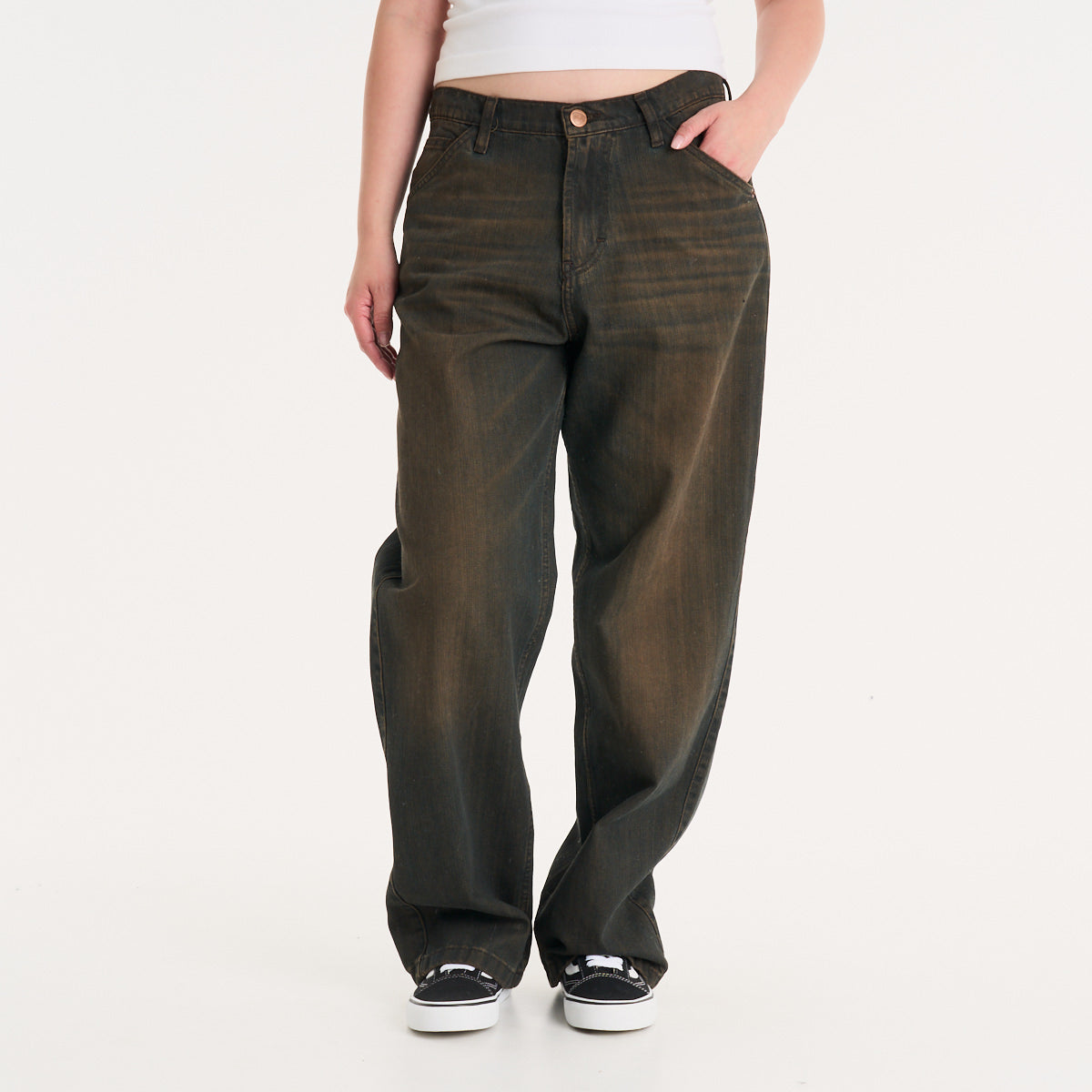 Jean Vulk Peter Extra Relax Jean Dark Brown