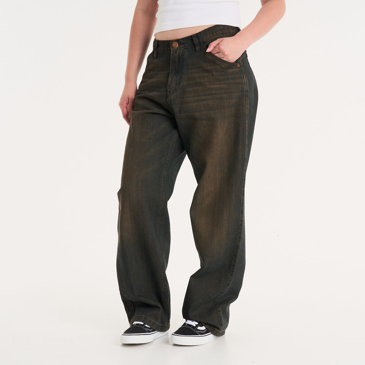 Jean Vulk Peter Extra Relax Jean Dark Brown