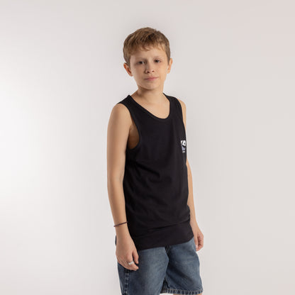 Musculosa Rusty Phenom 3 Tank Jr Black