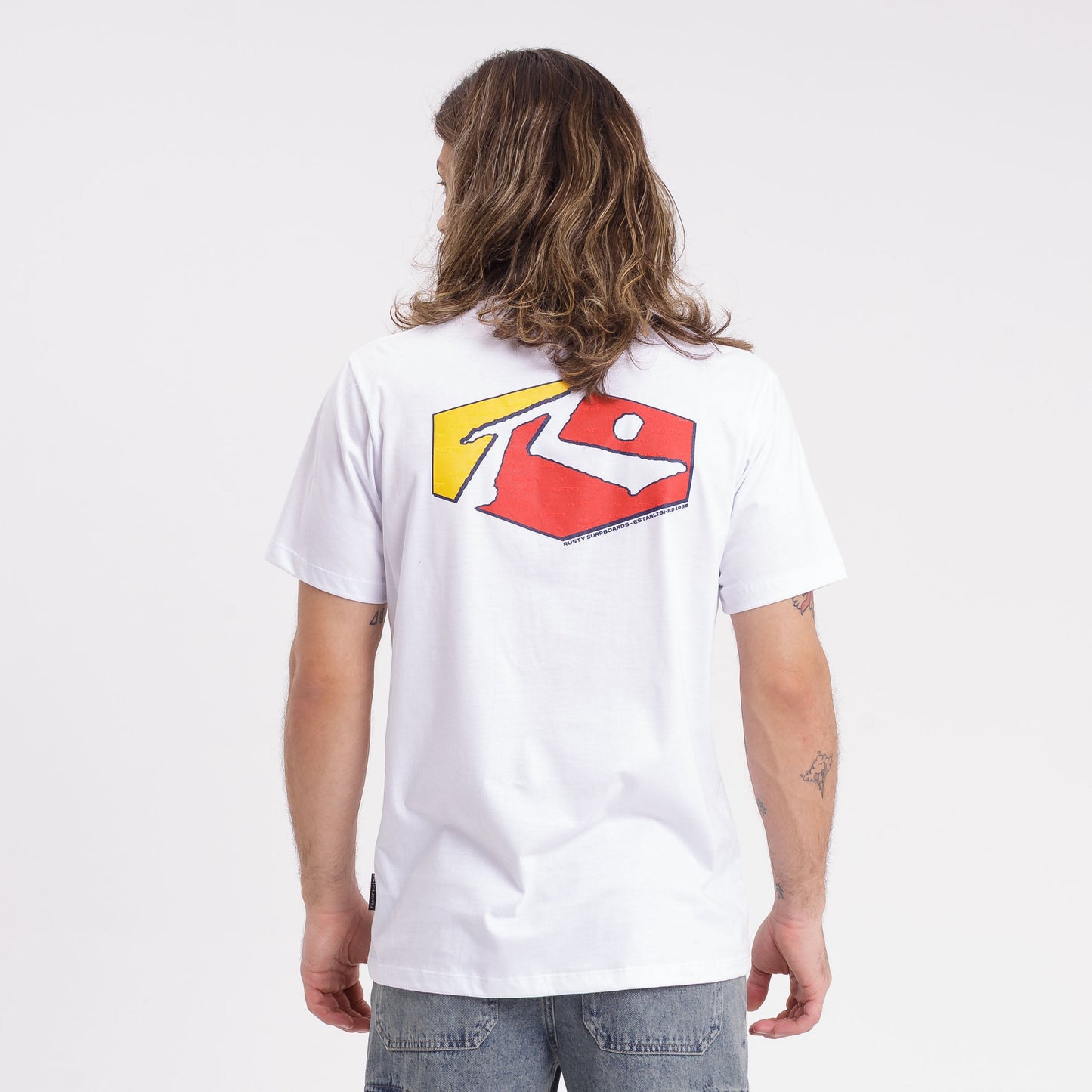 Remera Mc Rusty Phenom 4 Tee White