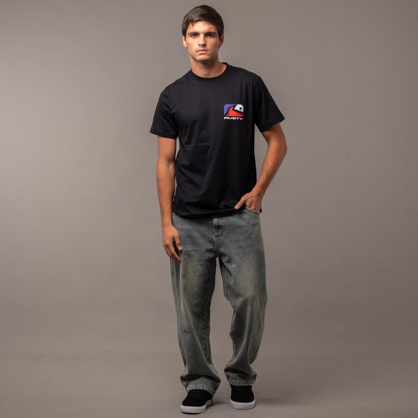 Remera Rusty Phenom Black
