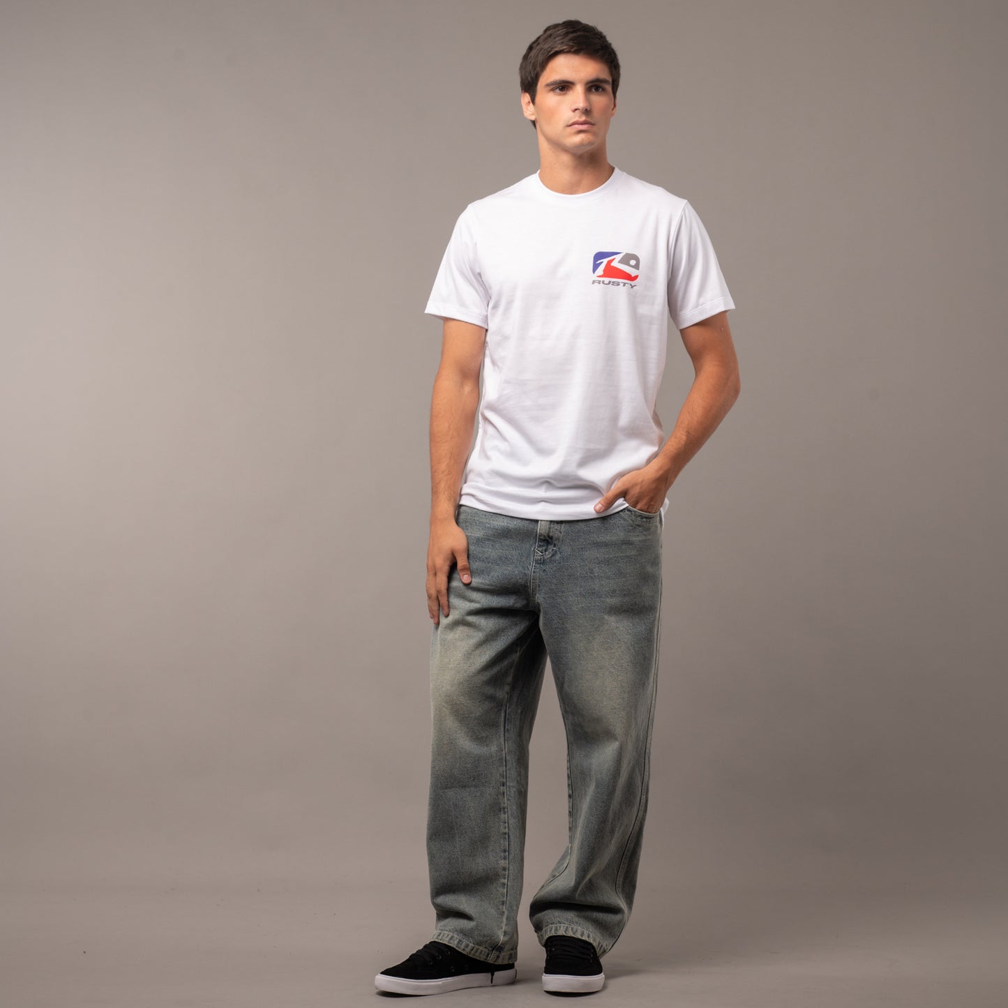 Remera Rusty Phenom White 2