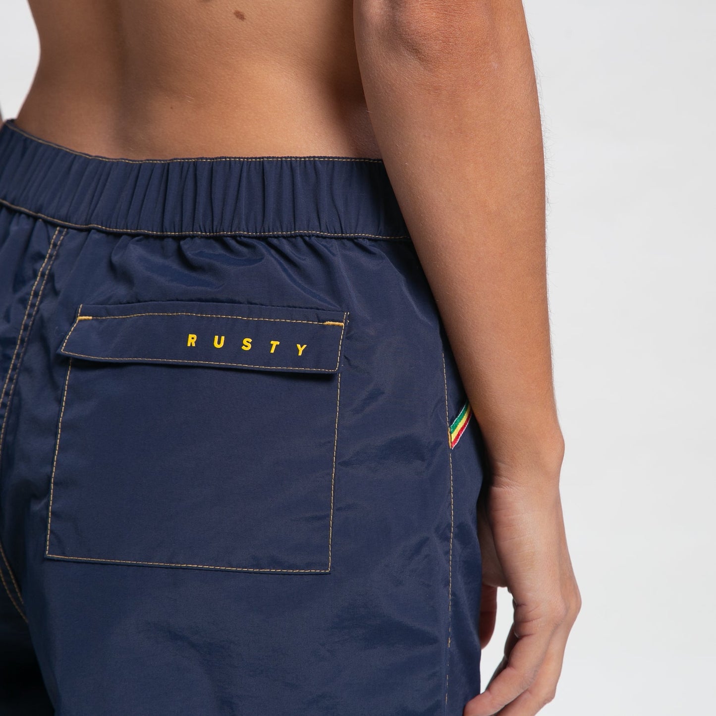 Short de Baño Rusty Side Stripe Boardshort Ld Navy Blue