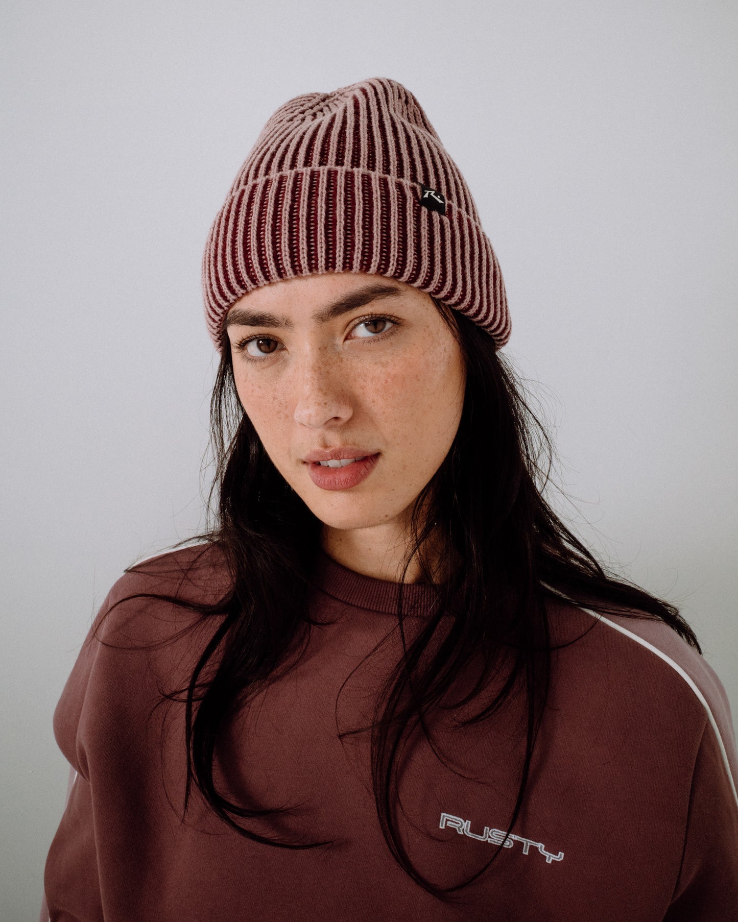 Gorro Lana Rusty Pixel Beanie Burgundy