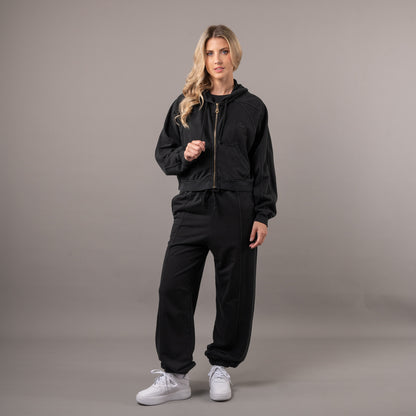 Campera Canguro Rusty Player One Ziphood Ld Black