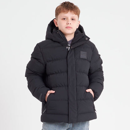Campera Abrigo Rusty Pruffen Serie 2 Jacket Jr Black