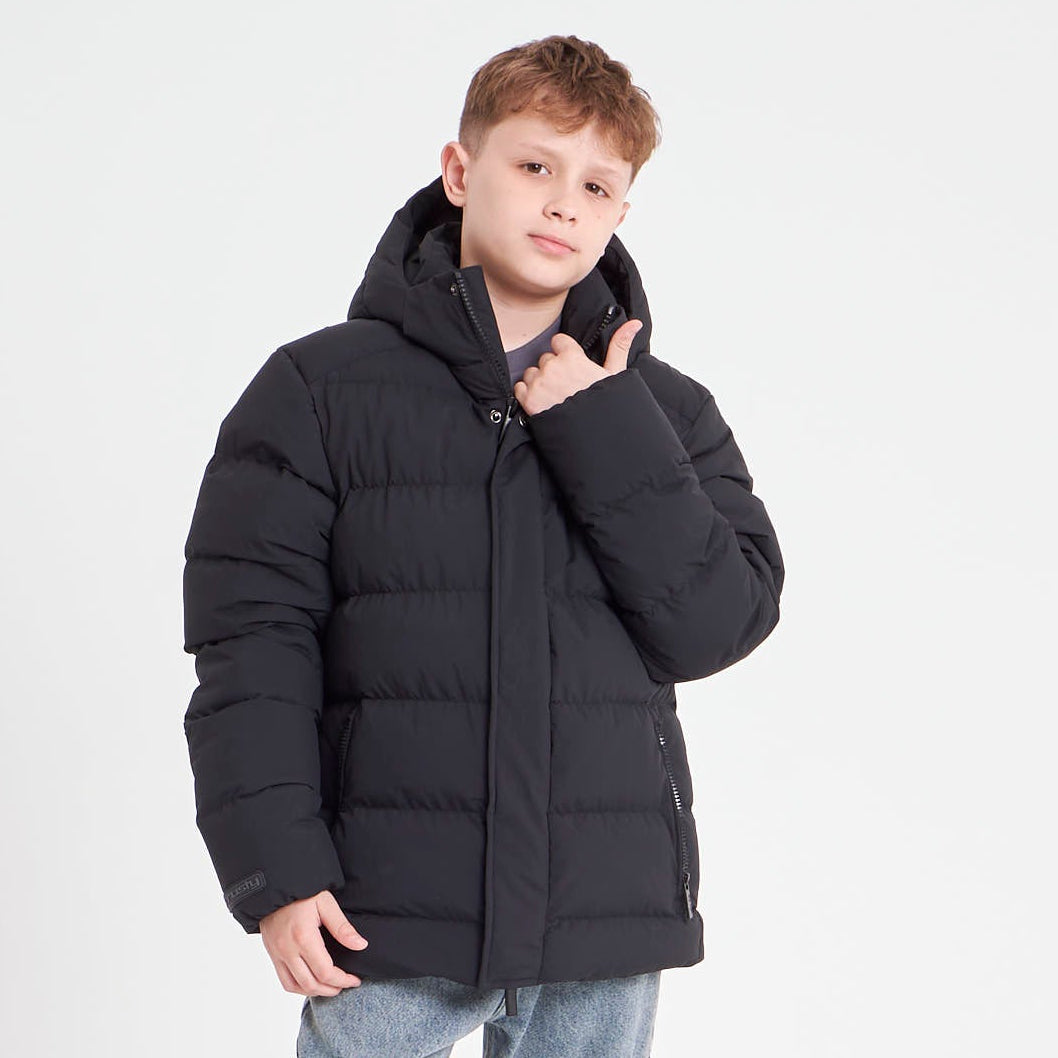 Campera Abrigo Rusty Pruffen Serie 2 Jacket Jr Black