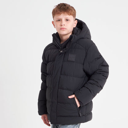 Campera Abrigo Rusty Pruffen Serie 2 Jacket Jr Black