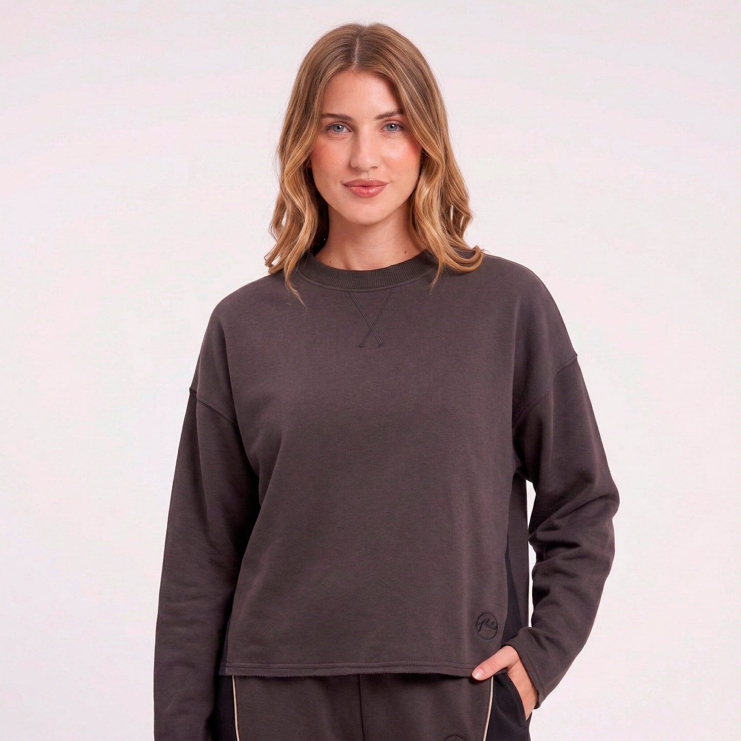 Buzo Rusty Pardos Crew Ld Dark Grey