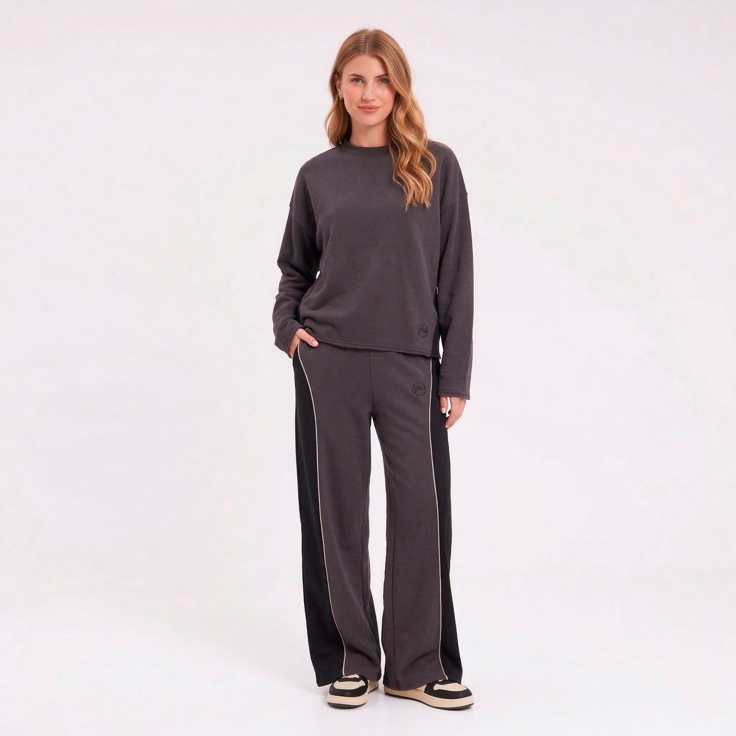 Buzo Rusty Pardos Crew Ld Dark Grey
