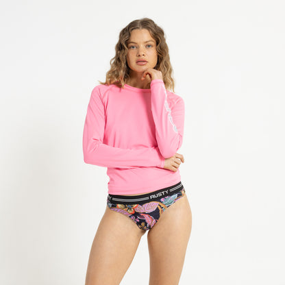 Rashie Rusty R2K Surf Rashie Ld Pink