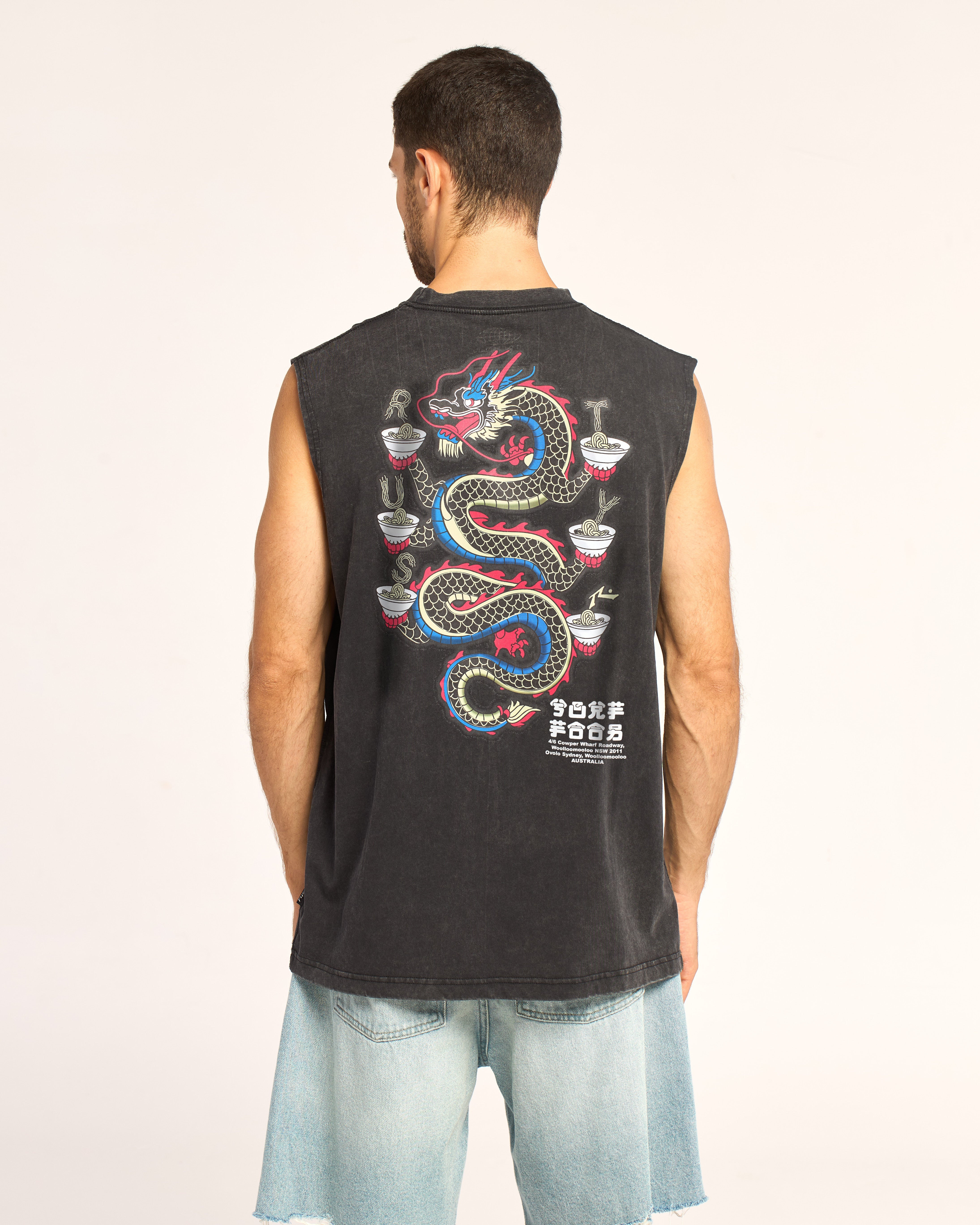 Muscle Rusty Ramen Dragon Muscle Rx Process Black