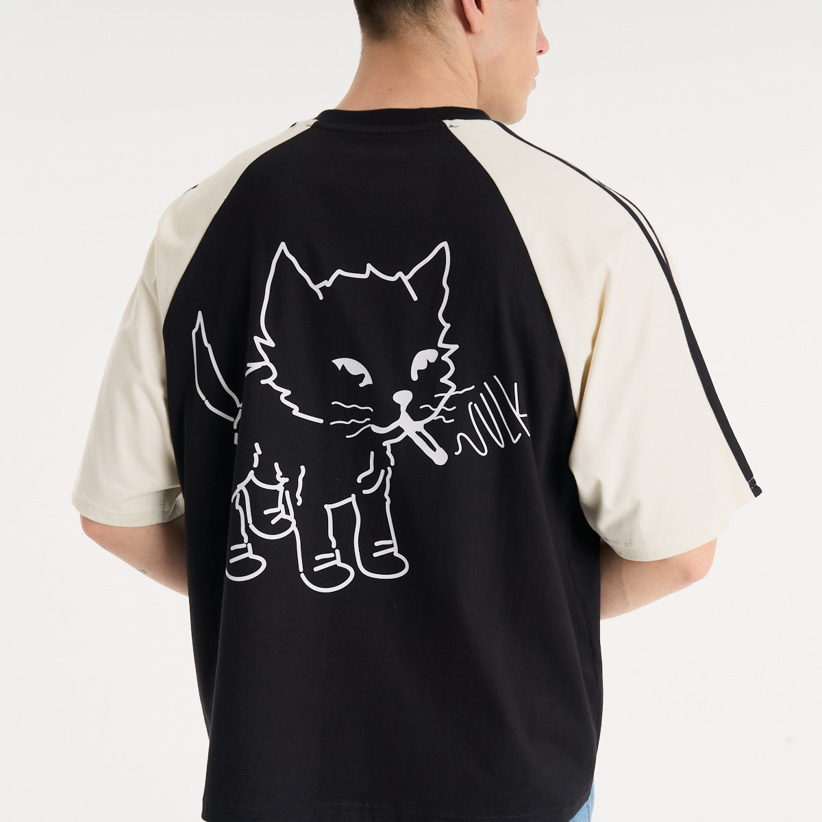 Remera Mc Vulk Rebel Cat Tee Black