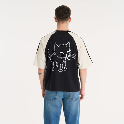 Remera Mc Vulk Rebel Cat Tee Black