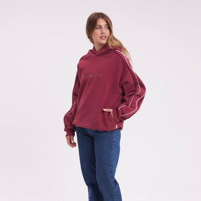 Canguro Rusty Red Raw Archival Oversized Hood Ld Rhubarb