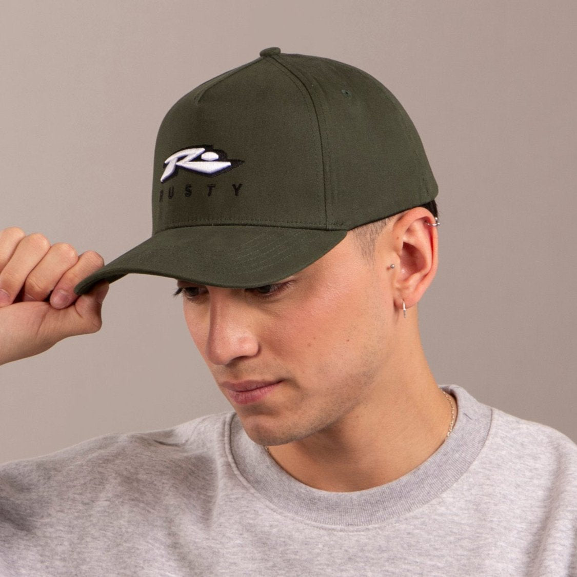 Gorra Rusty Registered Flexfit Green Gables