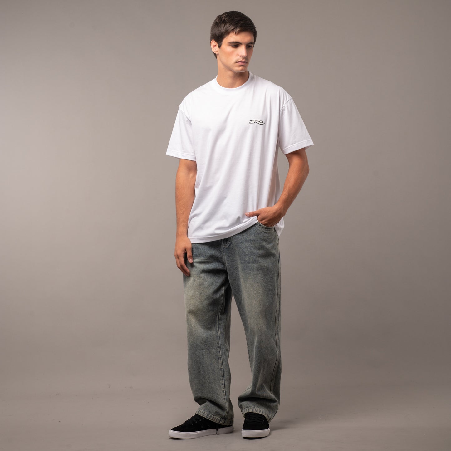 Remera Rusty Registered Superbig White