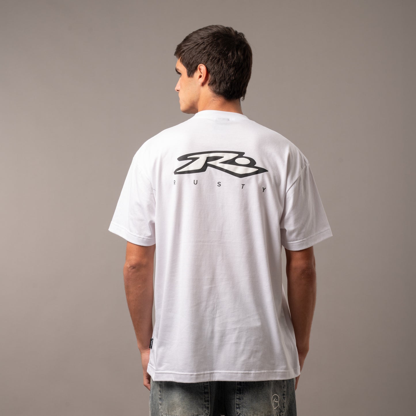 Remera Rusty Registered Superbig White