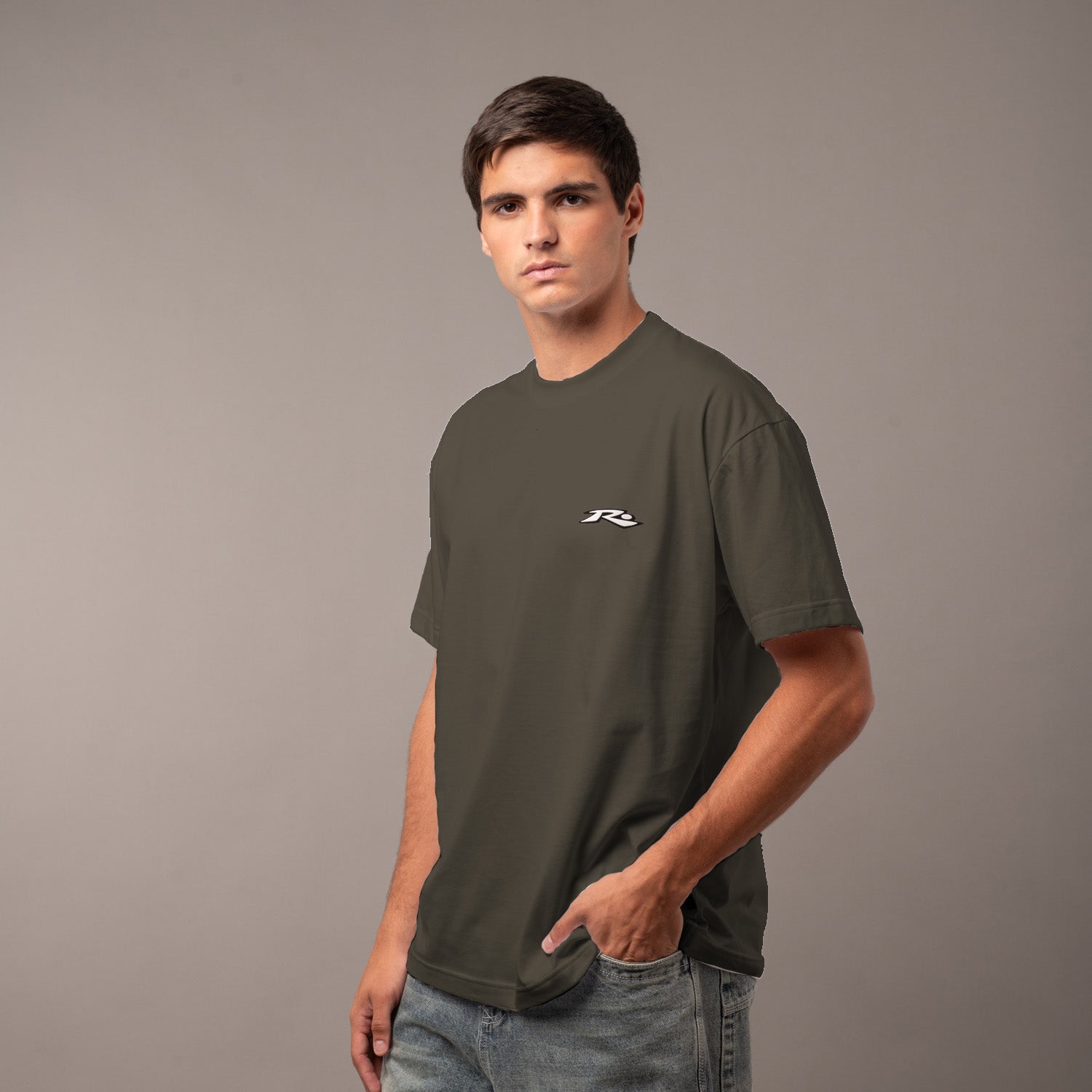 Remera Rusty Registered Military Green