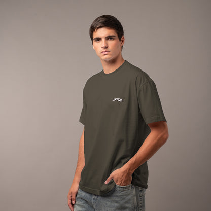 Remera Rusty Registered Military Green
