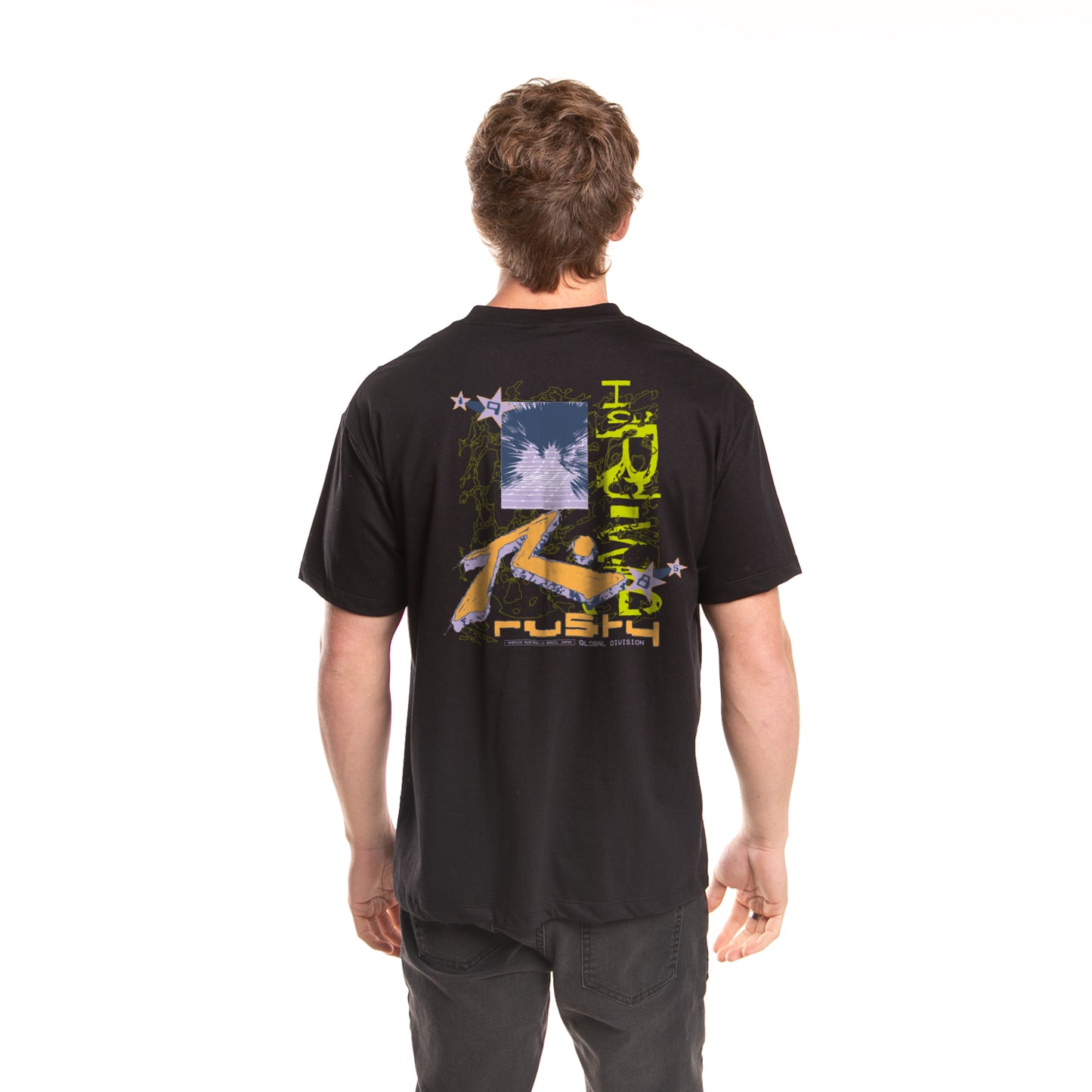 Remera Mc Rusty Data Leak Tee Black