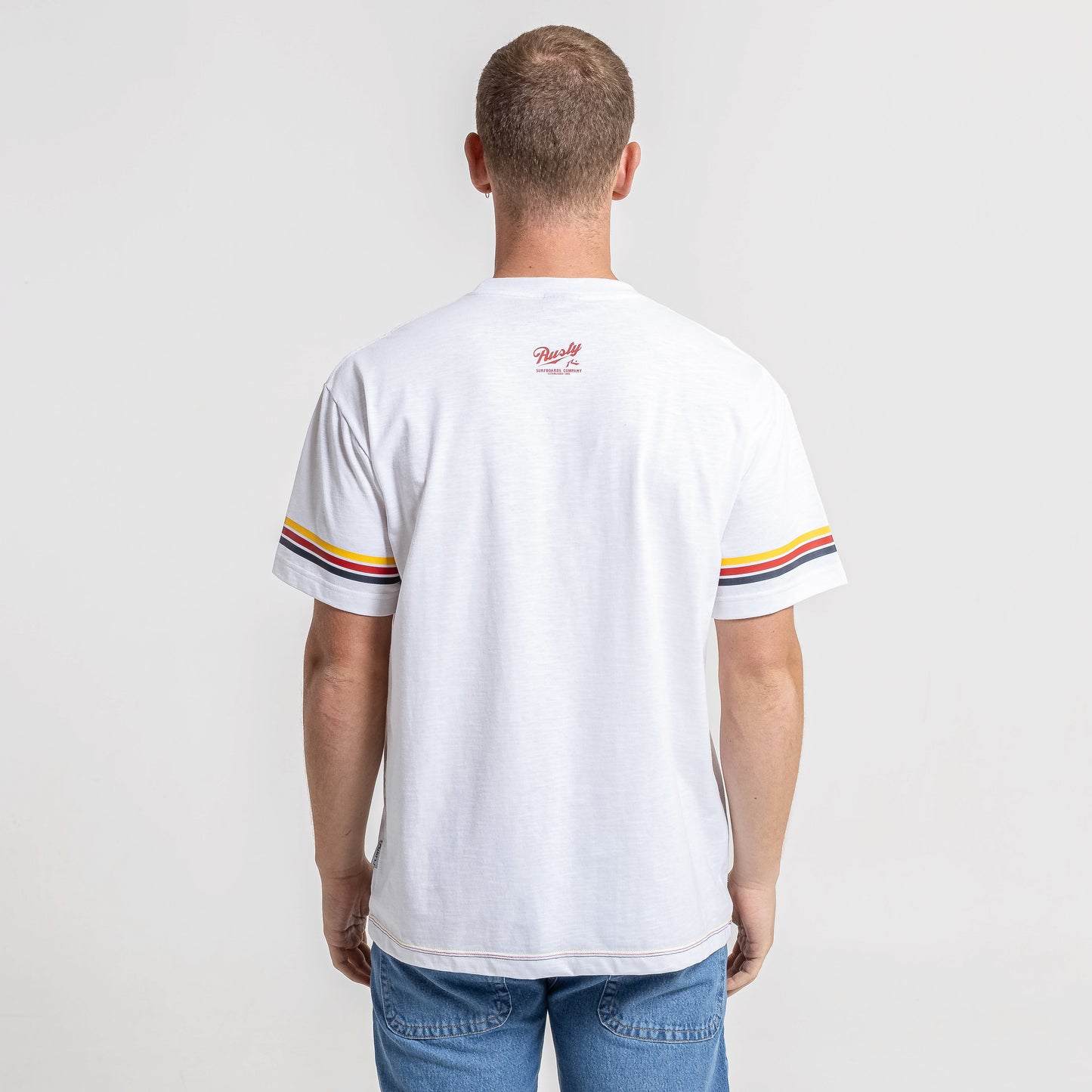 Remera Mc Rusty Beer Tee Off White