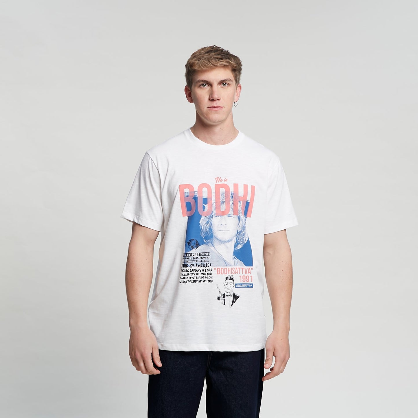 Remera Mc Rusty Bodhi Tee Off White